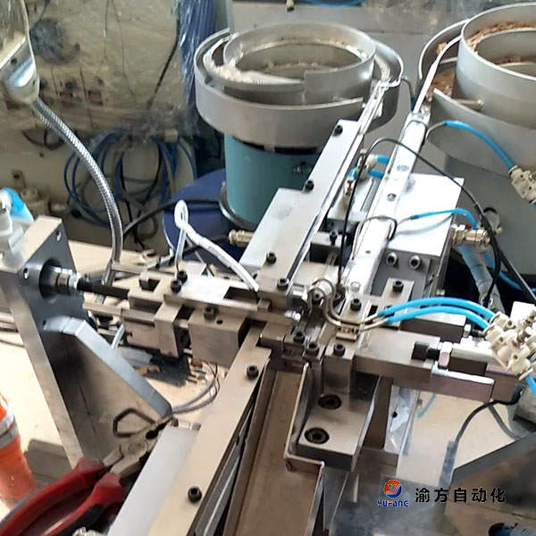 膠木板自動插針機